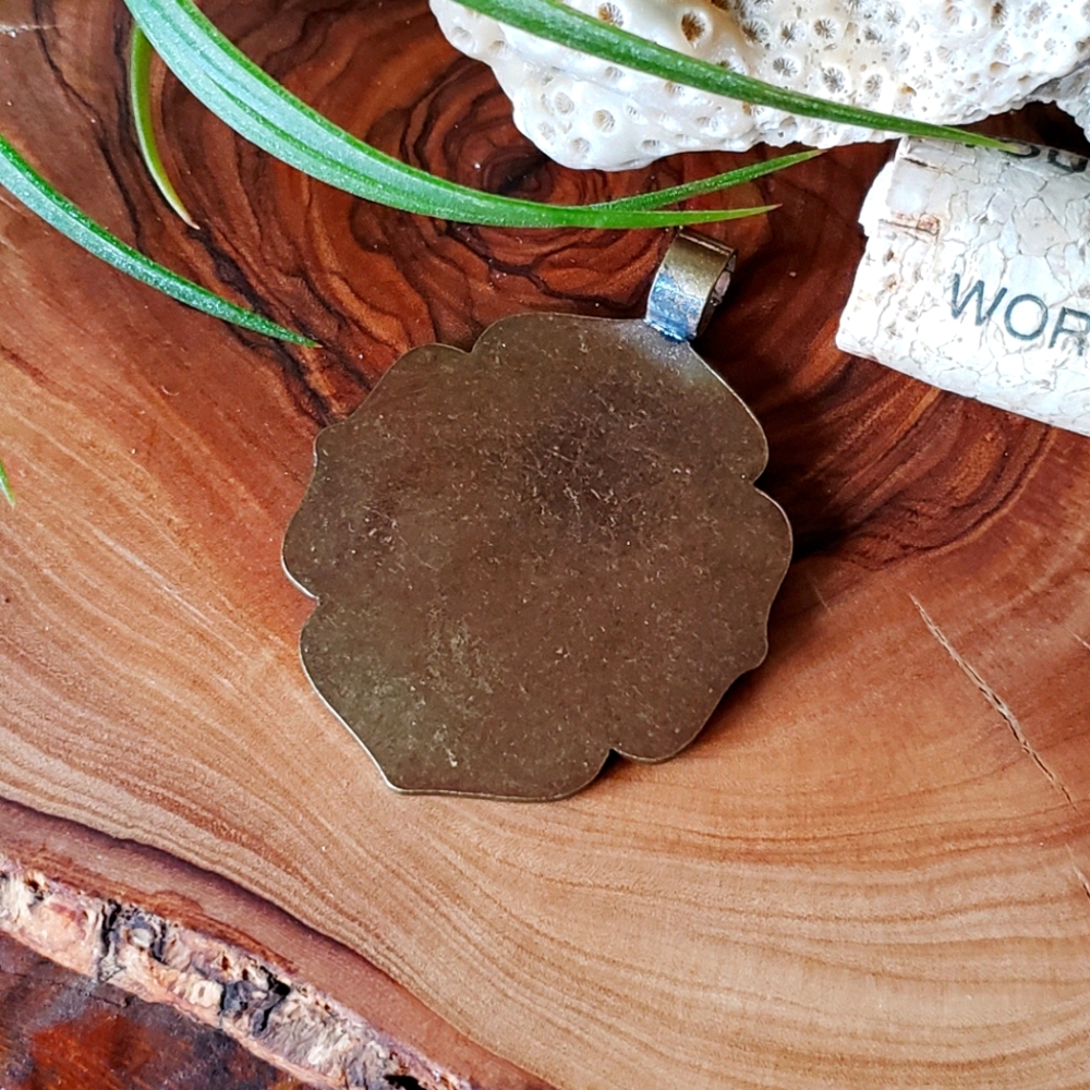 Solid Bronze Monogrammed Pendant - image 4